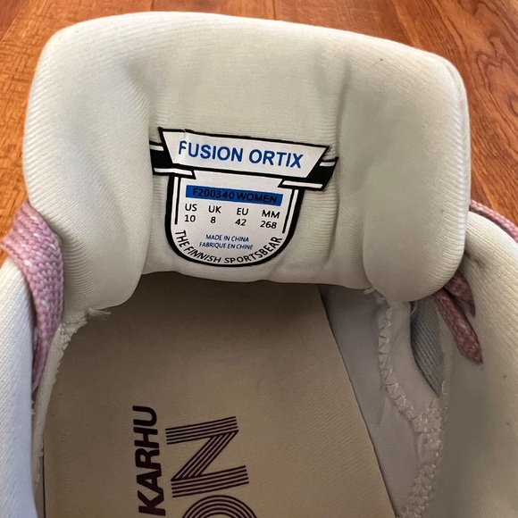 Karhu Fusion 3.5 Blue Mirage/Chino Green women’s running shoe in size 10. - Picture 4 of 8